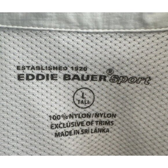 Eddie Bauer UFP long sleeve sport shirt white, Large Tall, outdoor, activewear, - Picture 16 of 16